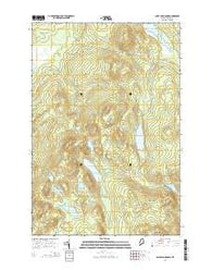 Saint John Ponds Maine Current topographic map, 1:24000 scale, 7.5 X 7.5 Minute, Year 2014
