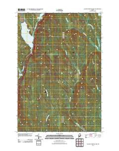 Salmon Stream Lake Maine Historical topographic map, 1:24000 scale, 7.5 X 7.5 Minute, Year 2011