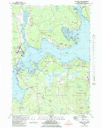 Salsbury Cove Maine Historical topographic map, 1:24000 scale, 7.5 X 7.5 Minute, Year 1981