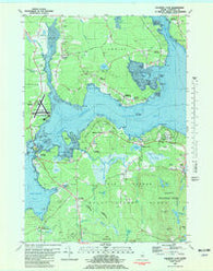 Salsbury Cove Maine Historical topographic map, 1:24000 scale, 7.5 X 7.5 Minute, Year 1981