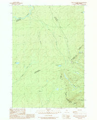 Sandy Bay Mountain Maine Historical topographic map, 1:24000 scale, 7.5 X 7.5 Minute, Year 1989