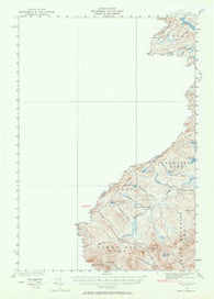 Sandy Bay Maine Historical topographic map, 1:62500 scale, 15 X 15 Minute, Year 1927