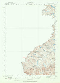 Sandy Bay Maine Historical topographic map, 1:62500 scale, 15 X 15 Minute, Year 1927