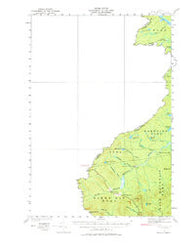Sandy Bay Maine Historical topographic map, 1:62500 scale, 15 X 15 Minute, Year 1927