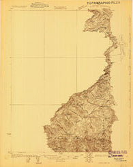 Sandy Bay Maine Historical topographic map, 1:48000 scale, 15 X 15 Minute, Year 1927
