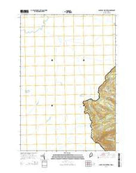 Sandy Bay Mountain Maine Current topographic map, 1:24000 scale, 7.5 X 7.5 Minute, Year 2014