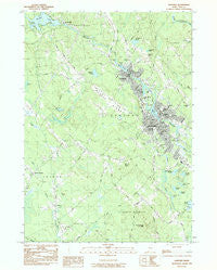 Sanford Maine Historical topographic map, 1:24000 scale, 7.5 X 7.5 Minute, Year 1983