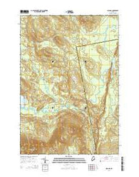 Saponac Maine Current topographic map, 1:24000 scale, 7.5 X 7.5 Minute, Year 2014