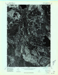 Saponac NW Maine Historical topographic map, 1:24000 scale, 7.5 X 7.5 Minute, Year 1975