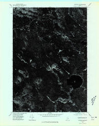 Saponac SE Maine Historical topographic map, 1:24000 scale, 7.5 X 7.5 Minute, Year 1975