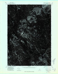 Saponac SW Maine Historical topographic map, 1:24000 scale, 7.5 X 7.5 Minute, Year 1975