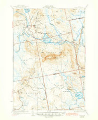 Saponac Maine Historical topographic map, 1:62500 scale, 15 X 15 Minute, Year 1934