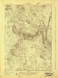 Saponac Maine Historical topographic map, 1:48000 scale, 15 X 15 Minute, Year 1931
