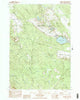 Schoodic Lake Maine Historical topographic map, 1:24000 scale, 7.5 X 7.5 Minute, Year 1984