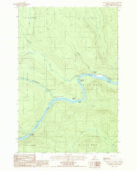 Schoolhouse Rapids Maine Historical topographic map, 1:24000 scale, 7.5 X 7.5 Minute, Year 1987