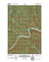 Schoolhouse Rapids Maine Historical topographic map, 1:24000 scale, 7.5 X 7.5 Minute, Year 2011
