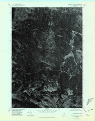 Scraggly Lake NW Maine Historical topographic map, 1:24000 scale, 7.5 X 7.5 Minute, Year 1975