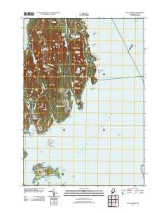 Seal Harbor Maine Historical topographic map, 1:24000 scale, 7.5 X 7.5 Minute, Year 2011
