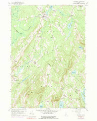 Searsmont Maine Historical topographic map, 1:24000 scale, 7.5 X 7.5 Minute, Year 1960