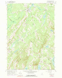 Searsmont Maine Historical topographic map, 1:24000 scale, 7.5 X 7.5 Minute, Year 1960