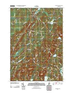 Searsmont Maine Historical topographic map, 1:24000 scale, 7.5 X 7.5 Minute, Year 2011