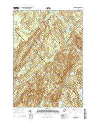 Searsmont Maine Current topographic map, 1:24000 scale, 7.5 X 7.5 Minute, Year 2014