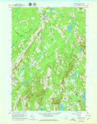 Searsmont Maine Historical topographic map, 1:24000 scale, 7.5 X 7.5 Minute, Year 1960