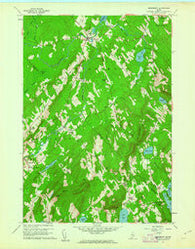Searsmont Maine Historical topographic map, 1:24000 scale, 7.5 X 7.5 Minute, Year 1960