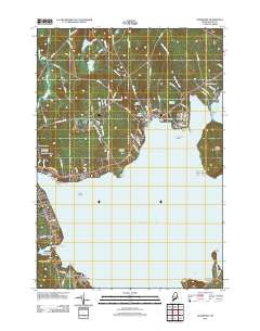 Searsport Maine Historical topographic map, 1:24000 scale, 7.5 X 7.5 Minute, Year 2011