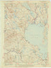 Sebago Lake Maine Historical topographic map, 1:62500 scale, 15 X 15 Minute, Year 1943