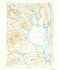 Sebago Maine Historical topographic map, 1:62500 scale, 15 X 15 Minute, Year 1896