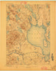 Sebago Maine Historical topographic map, 1:62500 scale, 15 X 15 Minute, Year 1896
