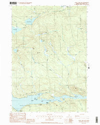 Sebec Lake East Maine Historical topographic map, 1:24000 scale, 7.5 X 7.5 Minute, Year 1988