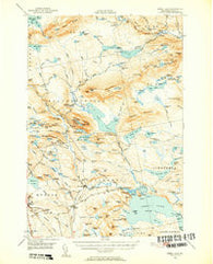 Sebec Lake Maine Historical topographic map, 1:62500 scale, 15 X 15 Minute, Year 1950