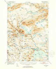 Sebec Lake Maine Historical topographic map, 1:62500 scale, 15 X 15 Minute, Year 1950