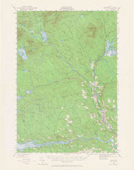 Sebec Maine Historical topographic map, 1:62500 scale, 15 X 15 Minute, Year 1940