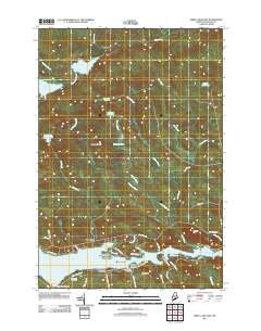 Sebec Lake East Maine Historical topographic map, 1:24000 scale, 7.5 X 7.5 Minute, Year 2011