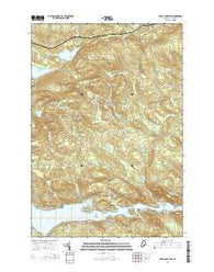 Sebec Lake East Maine Current topographic map, 1:24000 scale, 7.5 X 7.5 Minute, Year 2014