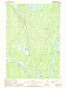 Seboeis Maine Historical topographic map, 1:24000 scale, 7.5 X 7.5 Minute, Year 1988