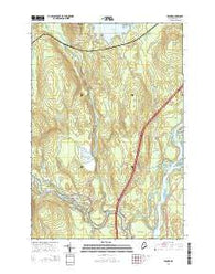 Seboeis Maine Current topographic map, 1:24000 scale, 7.5 X 7.5 Minute, Year 2014