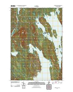 Seboeis Lake Maine Historical topographic map, 1:24000 scale, 7.5 X 7.5 Minute, Year 2011