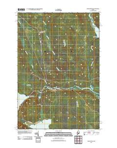 Seboomook Maine Historical topographic map, 1:24000 scale, 7.5 X 7.5 Minute, Year 2011