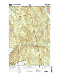 Seboomook Maine Current topographic map, 1:24000 scale, 7.5 X 7.5 Minute, Year 2014