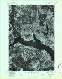 Seboomook Lake East Maine Historical topographic map, 1:24000 scale, 7.5 X 7.5 Minute, Year 1977