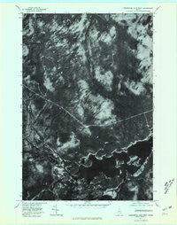 Seboomook Lake West Maine Historical topographic map, 1:24000 scale, 7.5 X 7.5 Minute, Year 1977