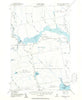 Seboomook Lake Maine Historical topographic map, 1:62500 scale, 15 X 15 Minute, Year 1954