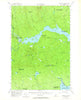 Seboomook Lake Maine Historical topographic map, 1:62500 scale, 15 X 15 Minute, Year 1954