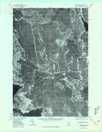 Seboomook Maine Historical topographic map, 1:24000 scale, 7.5 X 7.5 Minute, Year 1977
