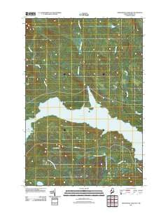 Seboomook Lake East Maine Historical topographic map, 1:24000 scale, 7.5 X 7.5 Minute, Year 2011
