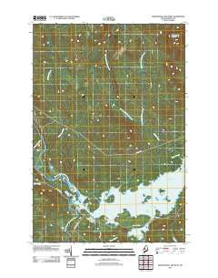Seboomook Lake West Maine Historical topographic map, 1:24000 scale, 7.5 X 7.5 Minute, Year 2011